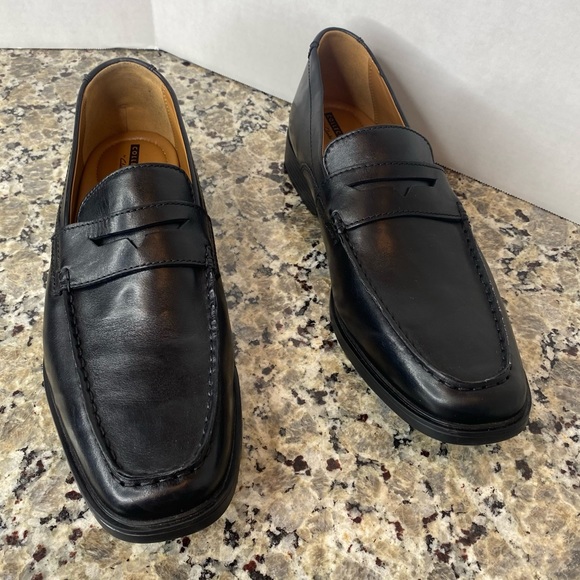 Clarks Originals Leather penny-slot loafers Black 11 - Picture 9 of 15